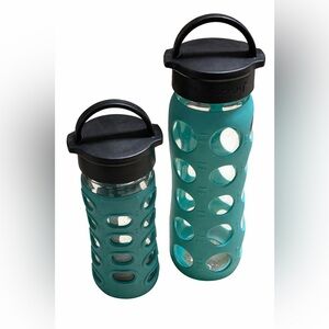 2 life factory water bottles - 20oz & 12oz